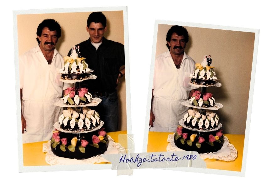 Hochzeitstorte 1980